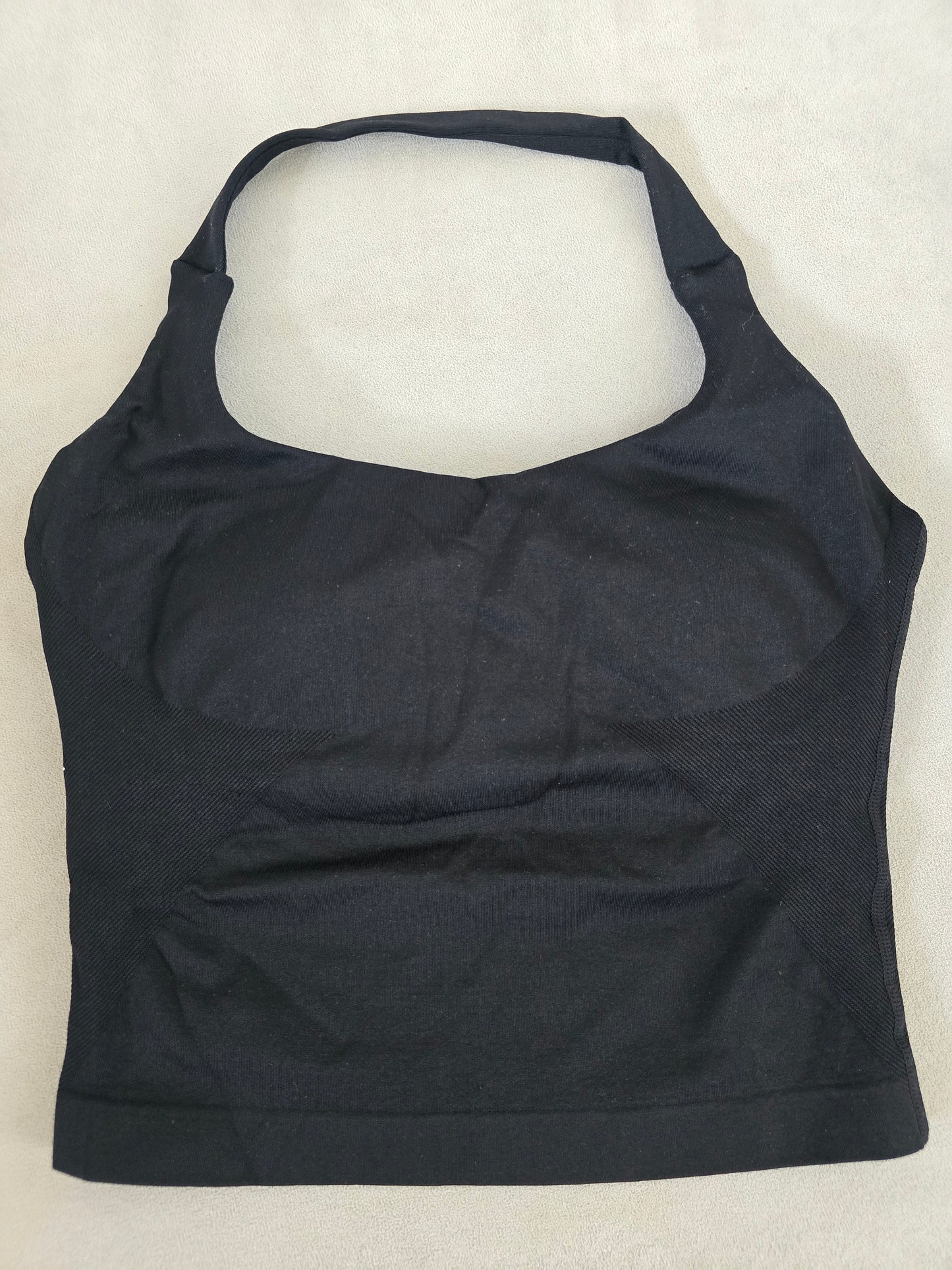 Contour Halter Neck - Black