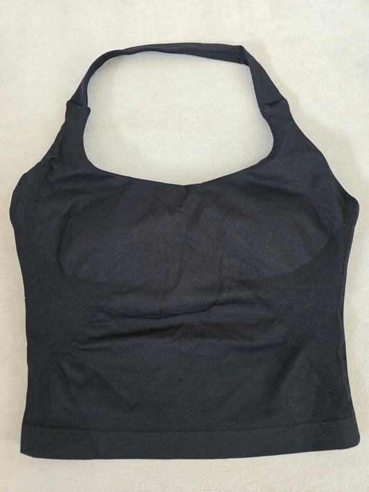 Contour Halter Neck - Black