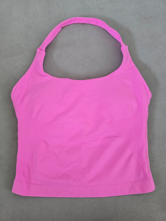 Contour Halter Neck - Hot Pink