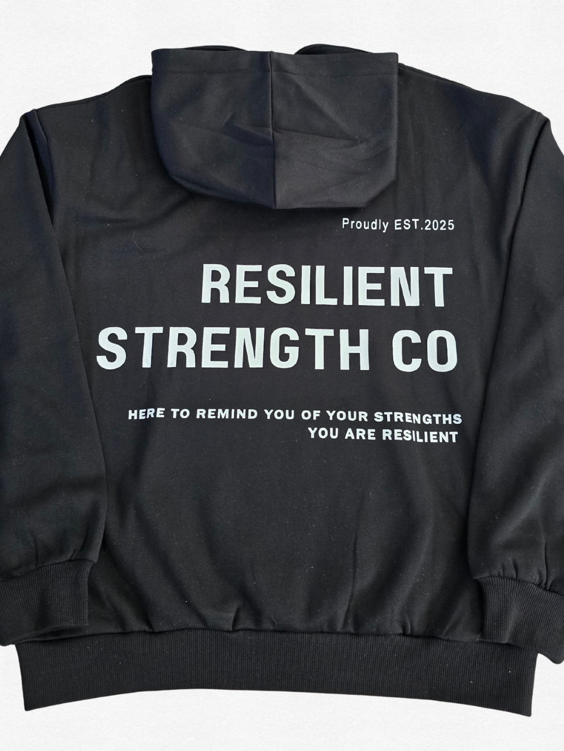 Signature Hoodie - Grey print